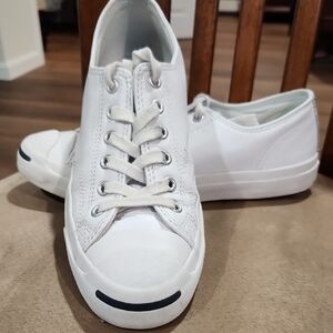 Converse White Leather Sneakers